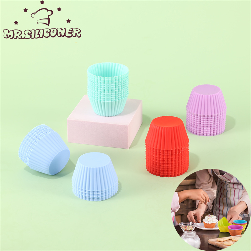 Kitchen Gadgets For Arthritic Hands - 6Pcs/Set Silicone Cake Mold Round Shaped