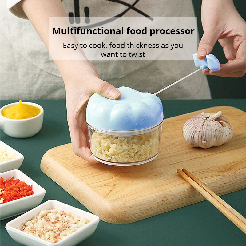Kitchen Gadgets Garlic - 1pc Blue/Pink Manual Garlic Masher Hand