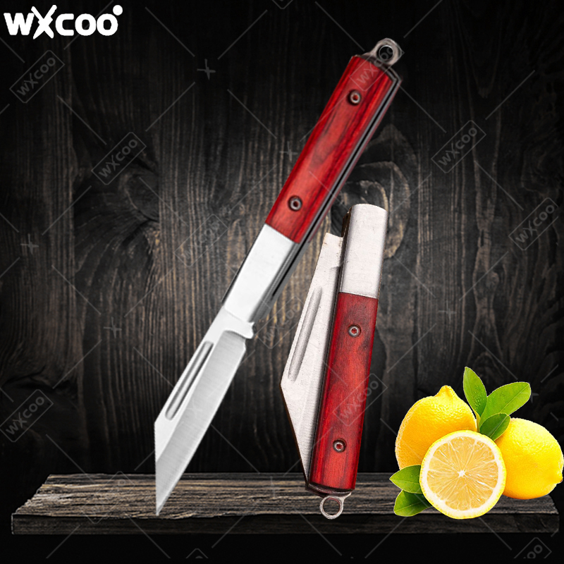 Kitchen Gadgets That Make Life Easier - Stainless Steel Pocket Knife Rosewood Handle