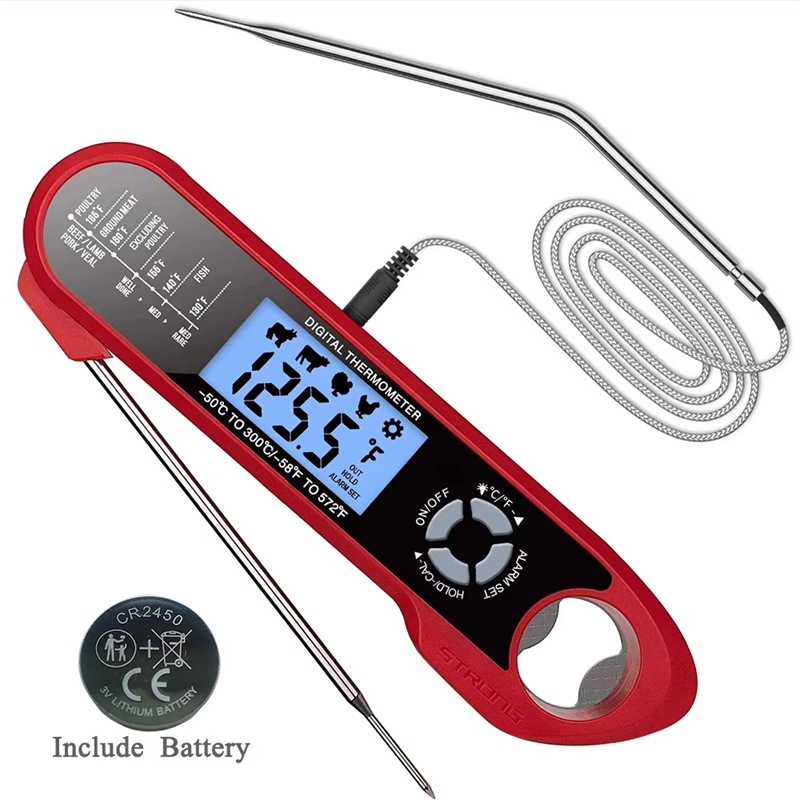 Kitchen Gadgets For Arthritic Hands - Meat Thermometer Dual-Probe Digital Kitchen Cooking