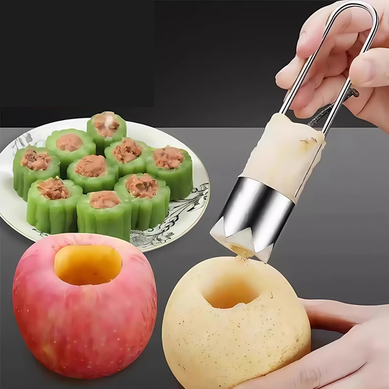 Stainless Steel Fruit Core Rem - Kitchen Home Gadgets 评论和价格