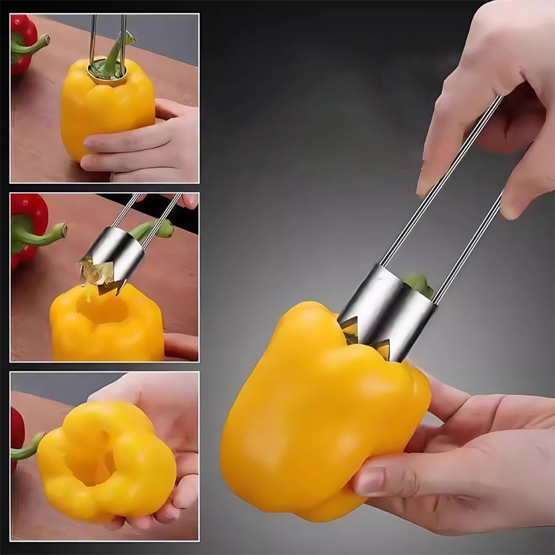 Stainless Steel Fruit Core Rem - Kitchen Home Gadgets 评论和价格