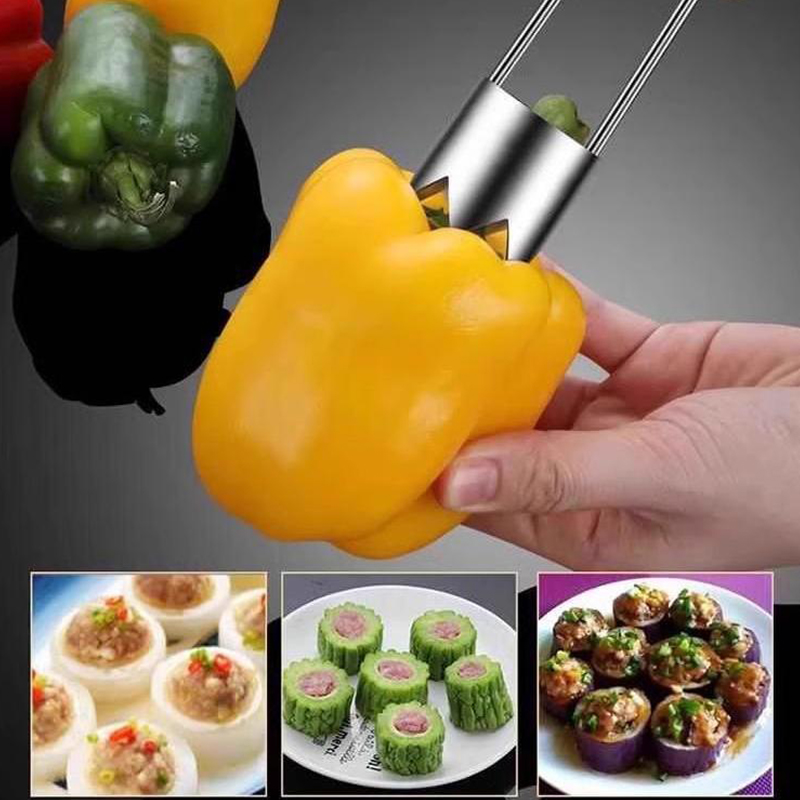 Stainless Steel Fruit Core Rem - Kitchen Home Gadgets 评论和价格