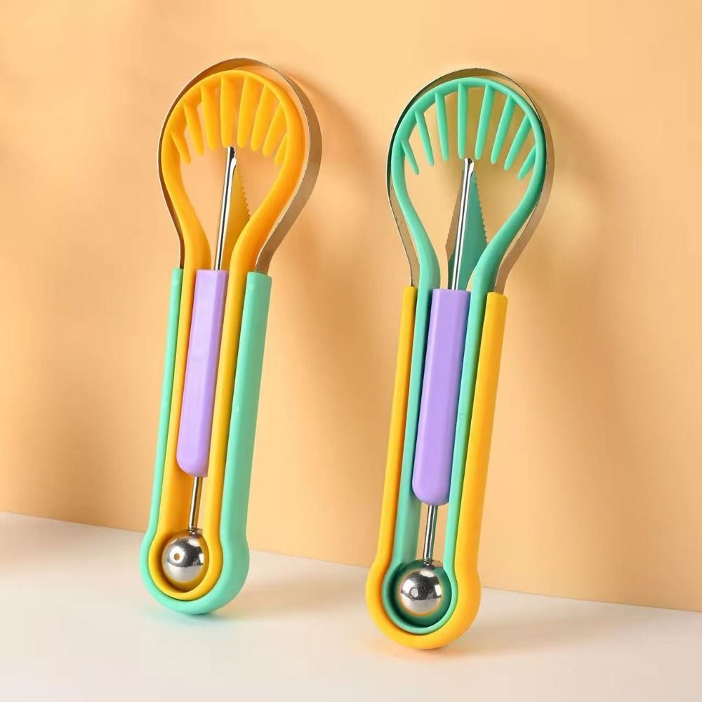 Easy To Clean 3 in 1 Melon Sco - Avocado Slicer Tool 评论和价格