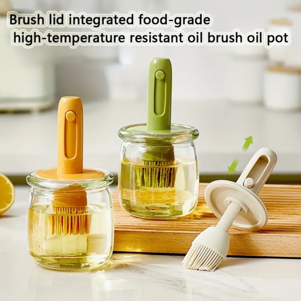 Cooking Oil Dispenser， Lightwe - Kitchen Gadgets Dispenser Brush Holder 评论和价格