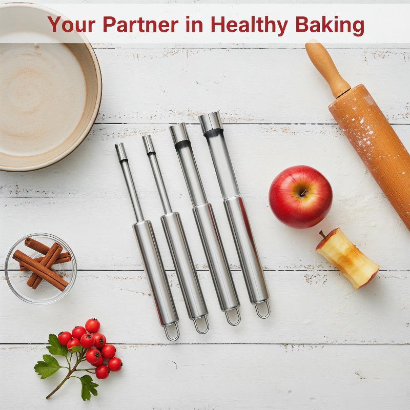 4pcs Fruit Core Remover Cutter - Kitchen Home Gadgets 评论和价格