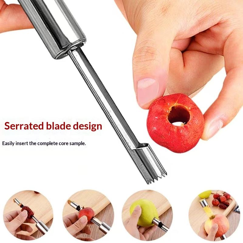4pcs Fruit Core Remover Cutter - Kitchen Home Gadgets 评论和价格