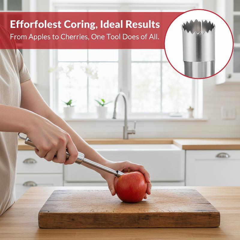 4pcs Fruit Core Remover Cutter - Kitchen Home Gadgets 评论和价格