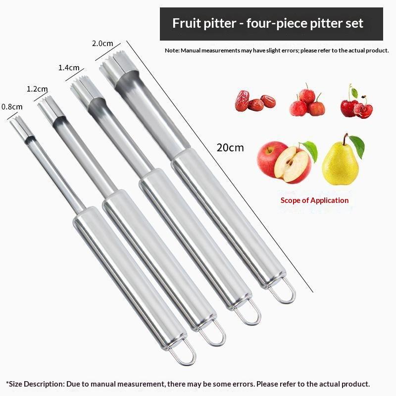 4pcs Fruit Core Remover Cutter - Kitchen Home Gadgets 评论和价格