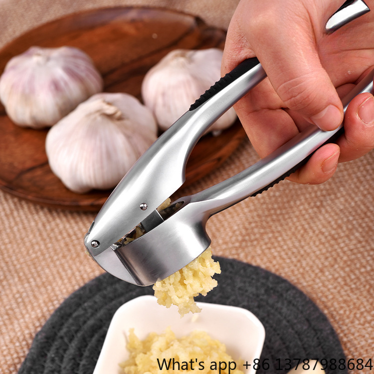 Zinc Alloy Garlic Press, Hand- - Kitchen Gadgets Garlic 评论和价格