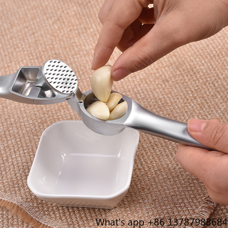 Zinc Alloy Garlic Press, Hand- - Kitchen Gadgets Garlic 评论和价格