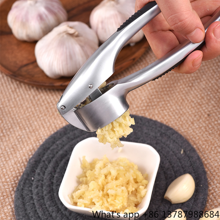 Zinc Alloy Garlic Press, Hand- - Kitchen Gadgets Garlic 评论和价格