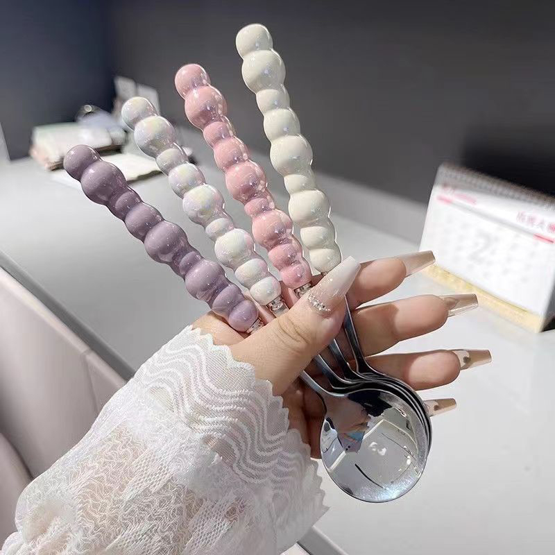 Pearl Handle Spoon Stainless S - Kitchen Gadgets That Make Life Easier 评论和价格