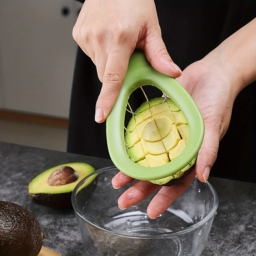 1pc-Stainless Steel Avocado &  - Avocado Slicer Tool 评论和价格