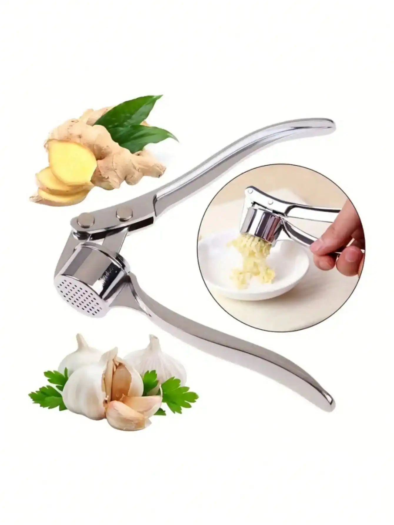Kitchen Garlic Press Crusher M - Kitchen Gadgets Garlic 评论和价格
