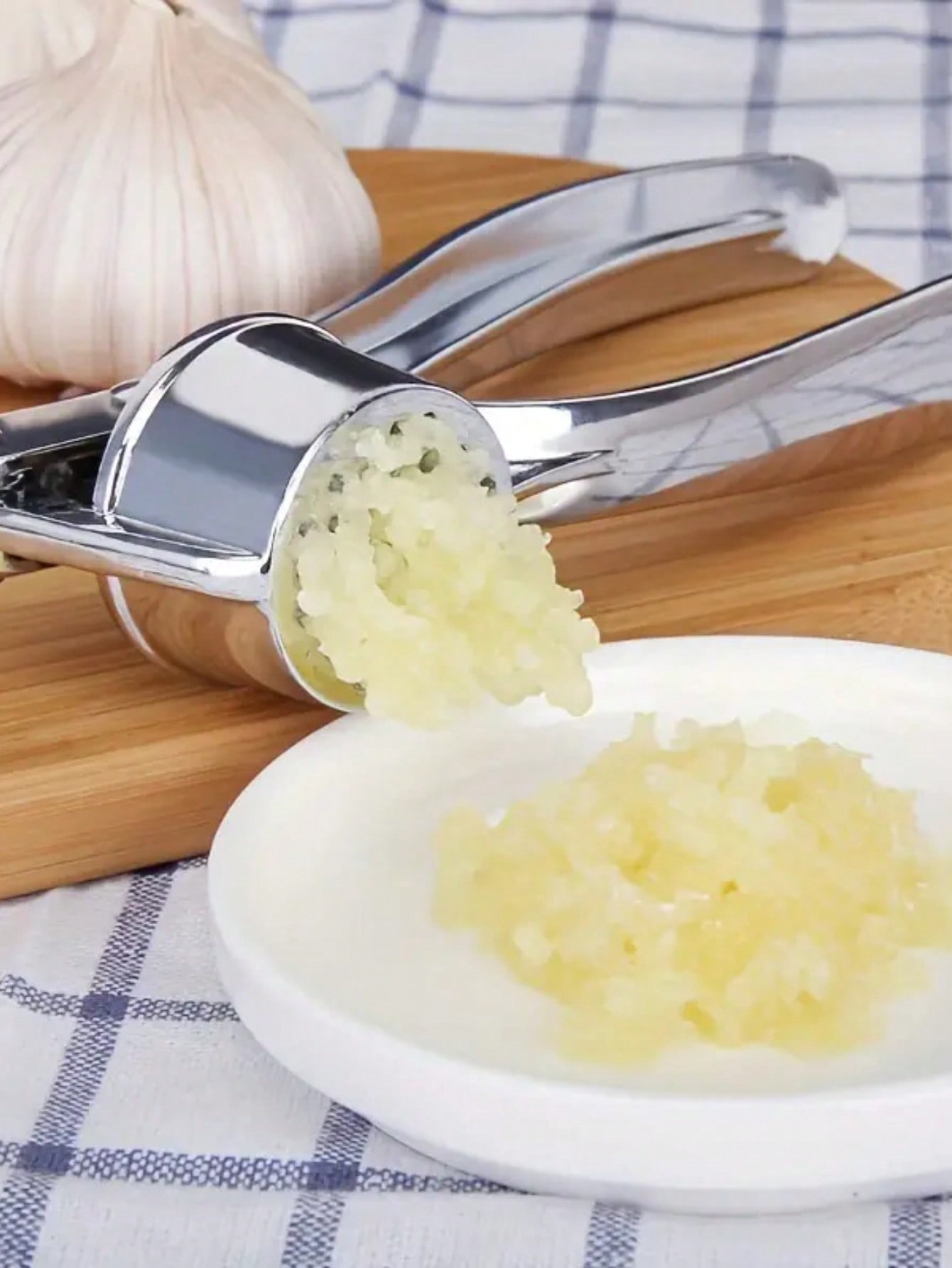 Kitchen Garlic Press Crusher M - Kitchen Gadgets Garlic 评论和价格