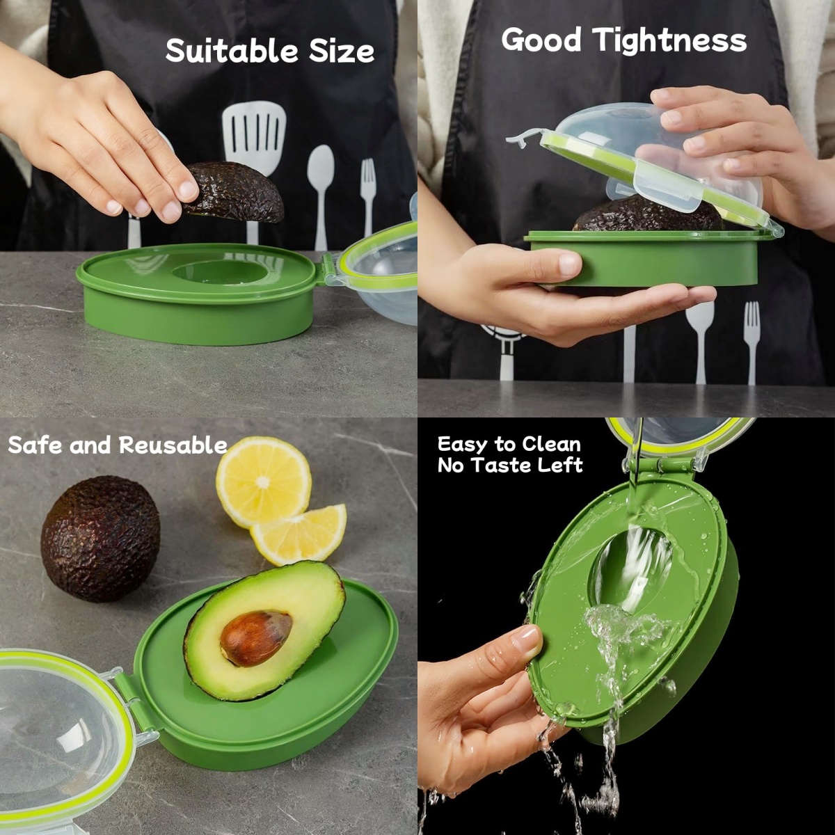 Avocado Storage Box Reusable C - Avocado Slicer Tool 评论和价格