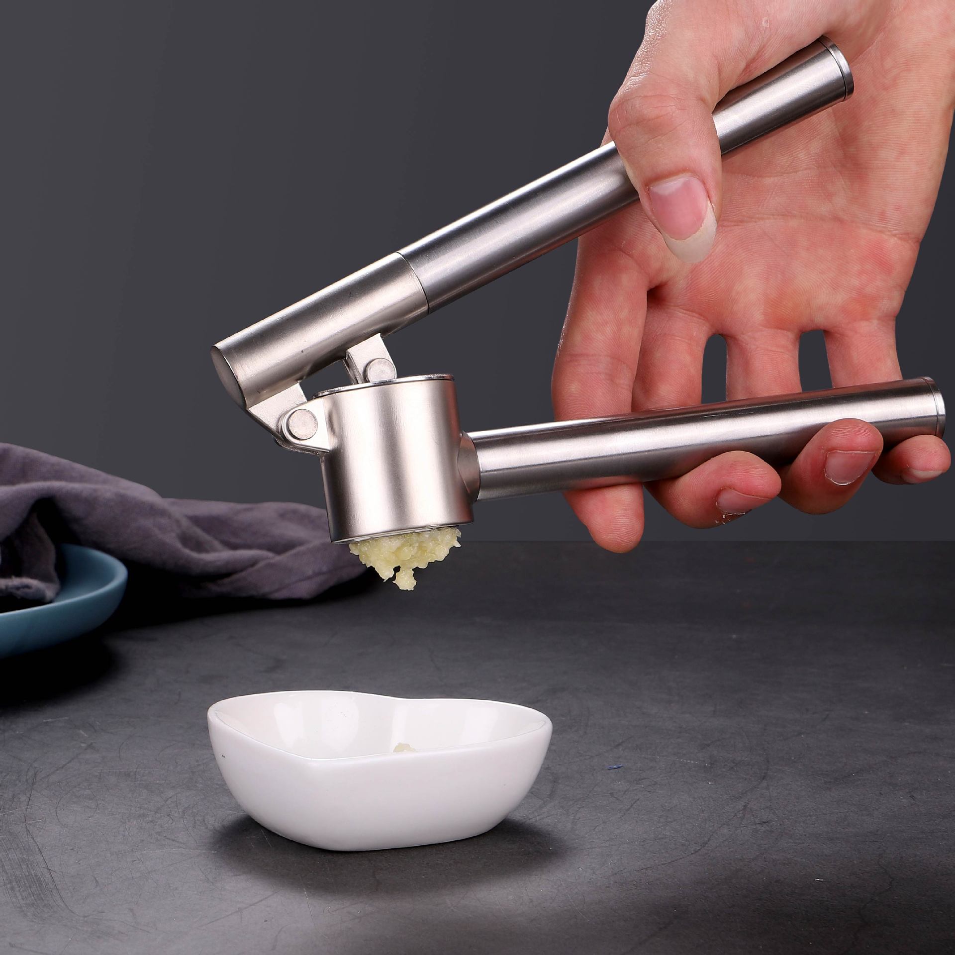 Garlic Press Mincer Stainless  - Kitchen Gadgets Garlic 评论和价格