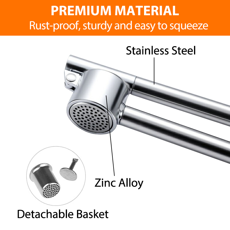 Garlic Press Mincer Stainless  - Kitchen Gadgets Garlic 评论和价格