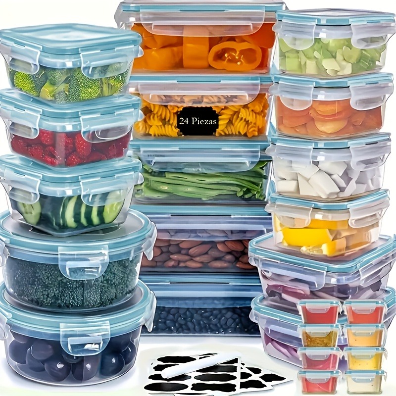 48PCS BPA-Free Food Storage Se - Kitchen Gadgets Organizer 评论和价格