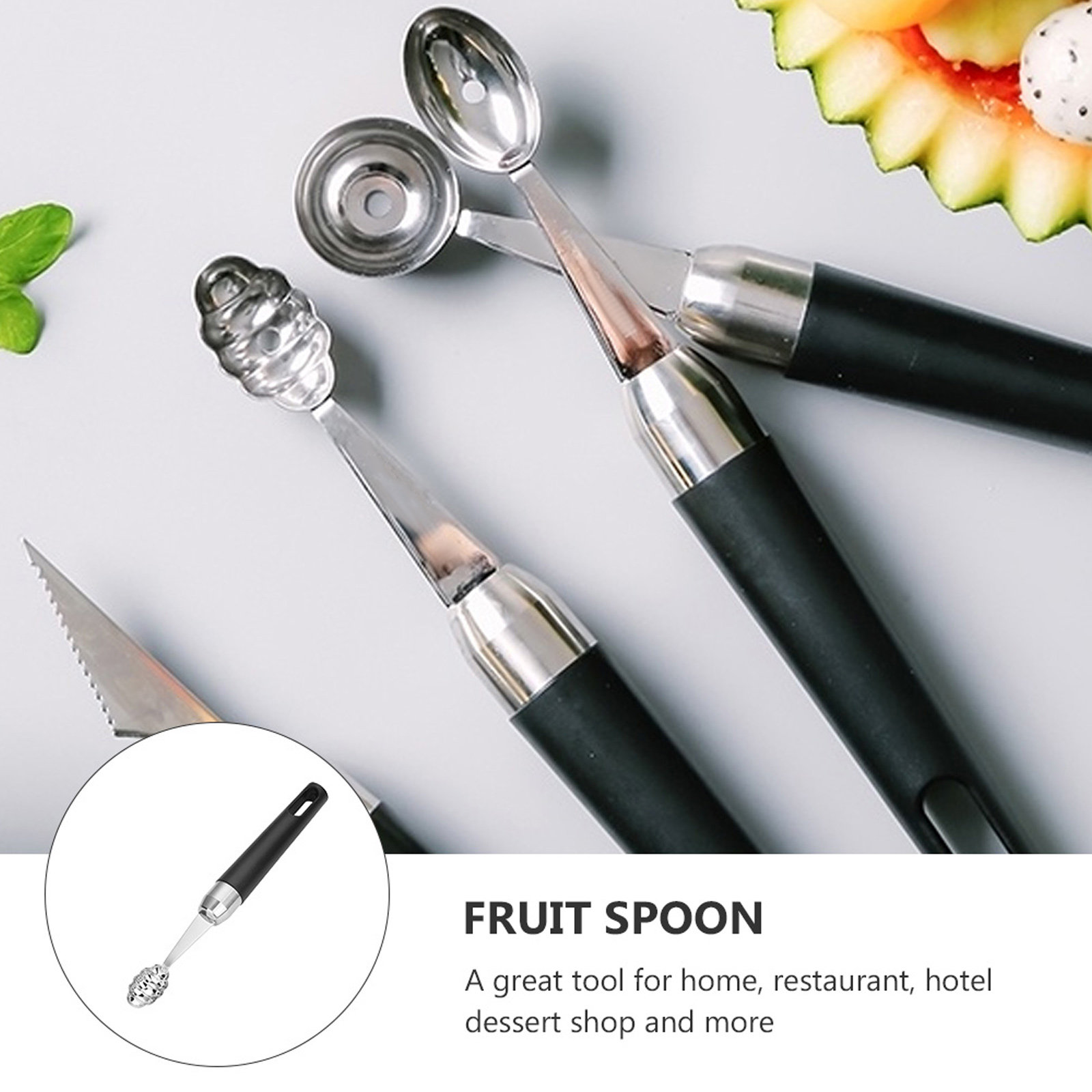 1Pcs Stainless Steel Fruit Sco - Kitchen Home Gadgets 评论和价格